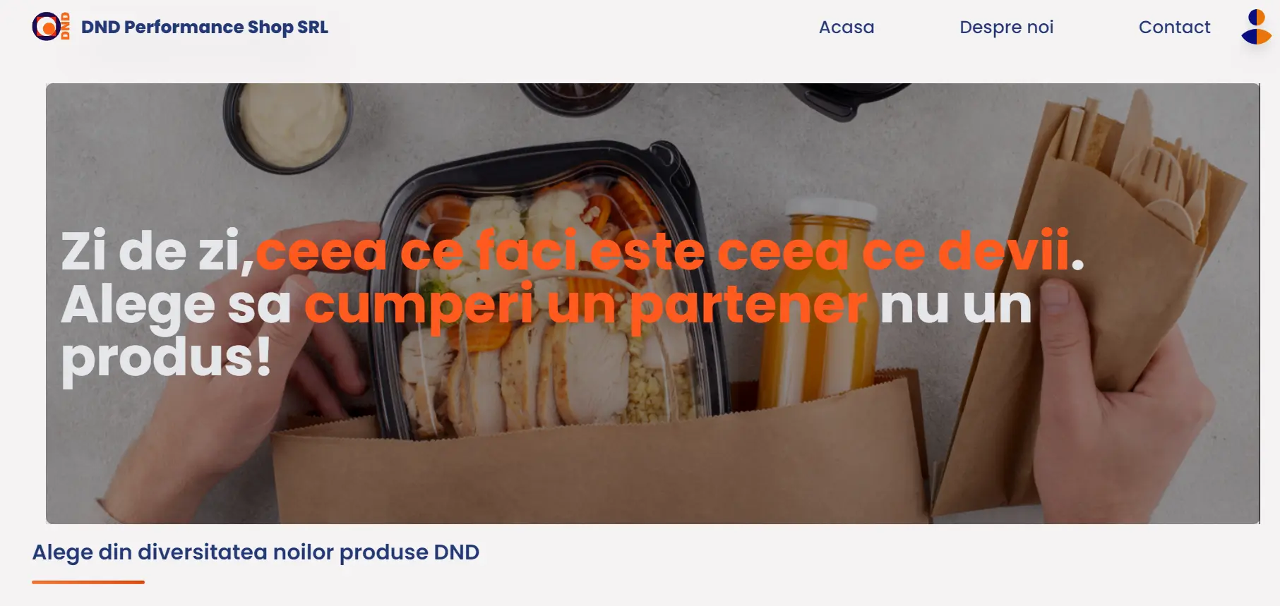 Ambalaje DnD — Online store screenshot