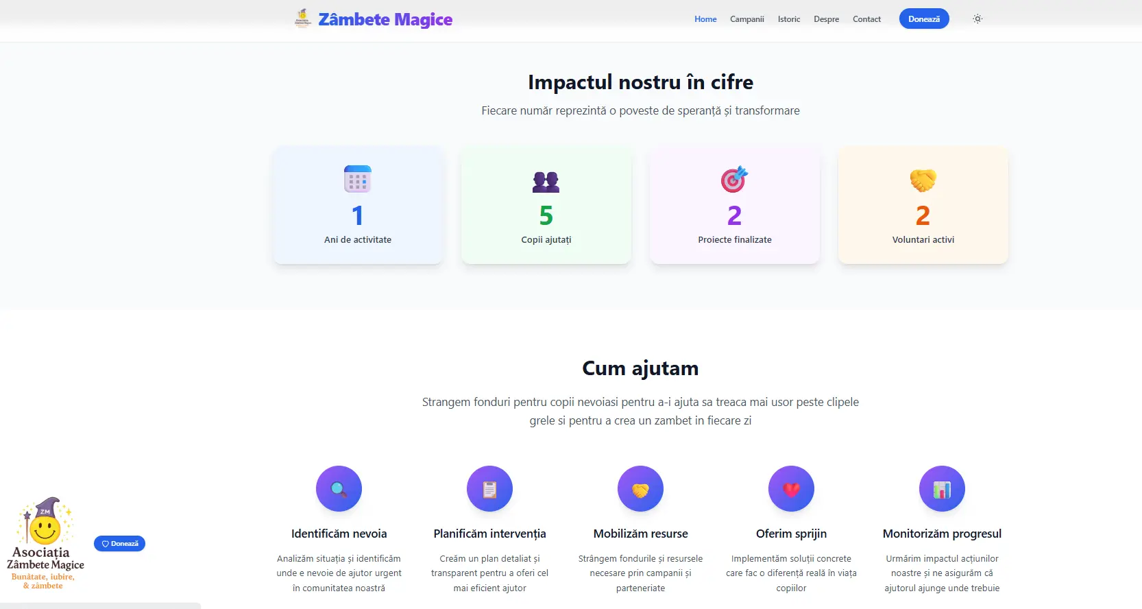 Asociatia Zambete Magice screenshot
